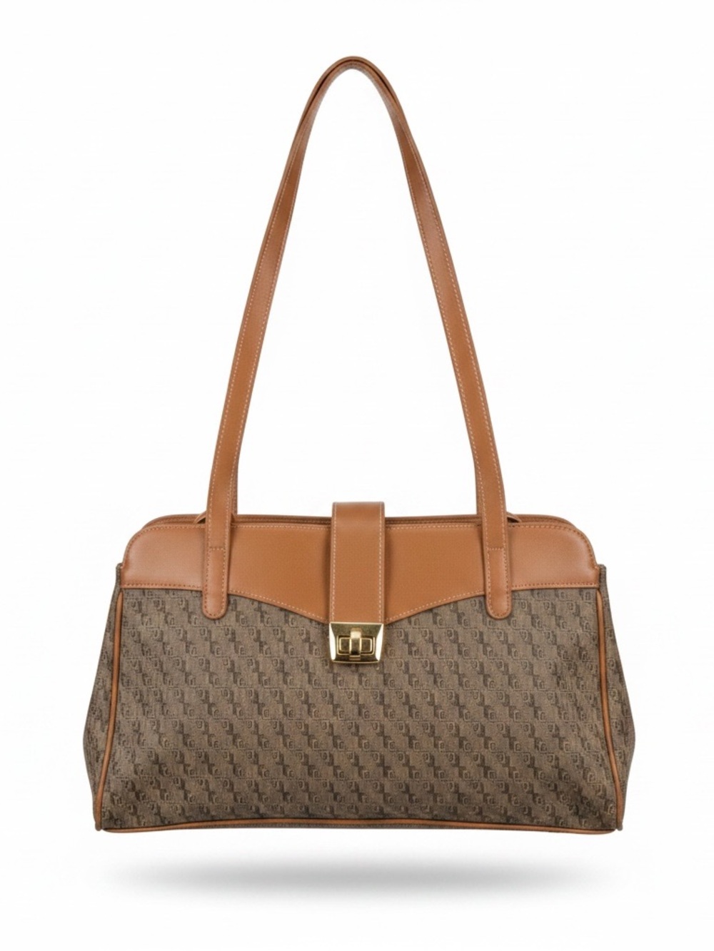 Vintage Carryland Monogram Pattern Shoulder Bag